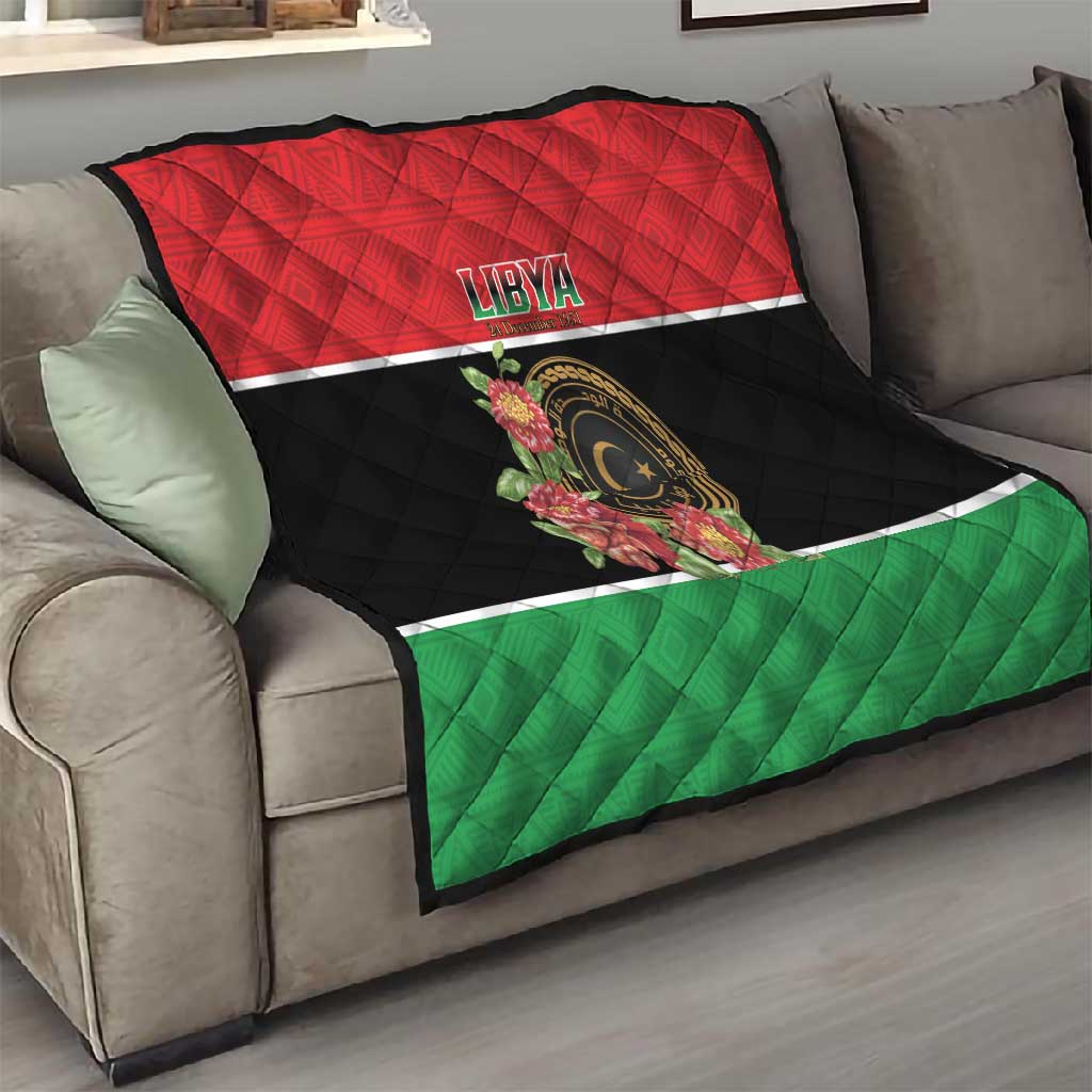 Happy Libya Quilt Independence Day - African Pride