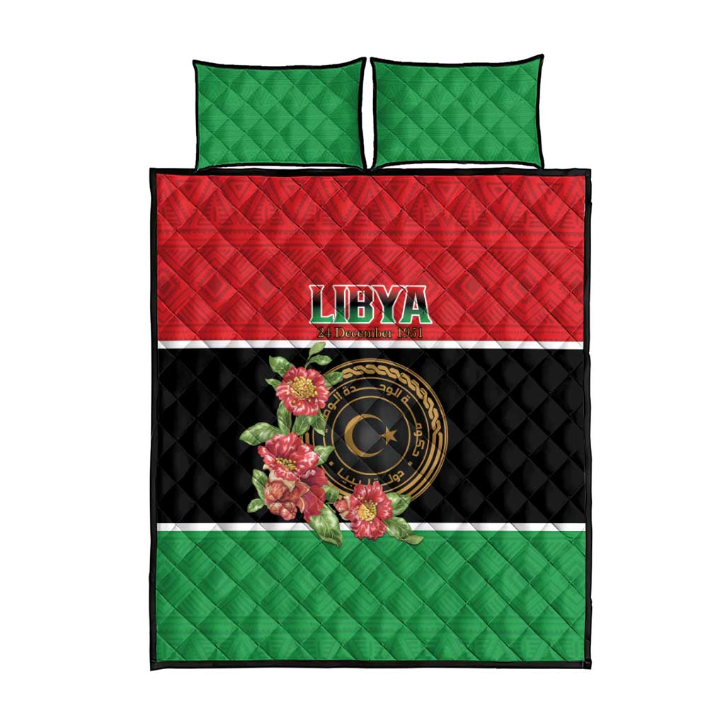 Happy Libya Quilt Bed Set Independence Day - African Pride