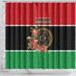 Happy Libya Shower Curtain Independence Day - African Pride