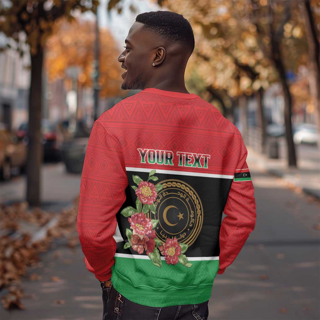 Personalized Happy Libya Sweatshirt Independence Day - African Pride