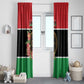 Happy Libya Window Curtain Independence Day - African Pride