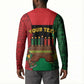 Personalized Happy Kwanzaa Button Sweatshirt Kinara With Kente Pattern