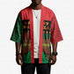 Personalized Happy Kwanzaa Kimono Kinara With Kente Pattern