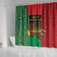 Happy Kwanzaa Holidays Shower Curtain Kente Pattern - African Pride