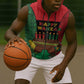 Personalized Happy Kwanzaa Holidays Sleeveless Zip Hoodie Kente Pattern - African Pride