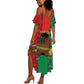 Personalized Happy Kwanzaa Holidays Summer Maxi Dress Kente Pattern - African Pride