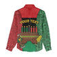 Personalized Happy Kwanzaa Holidays Women Casual Shirt Kente Pattern - African Pride