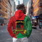 Personalized Happy Kwanzaa Holidays Zip Hoodie Kente Pattern - African Pride