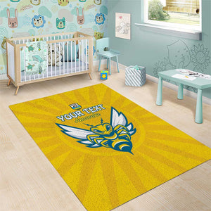 Custom Afro Rwanda Football Area Rug Go Wasps