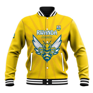 Custom Afro Rwanda Football Baseball Jacket Go Wasps