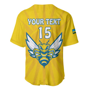 Custom Afro Rwanda Football Baseball Jersey Go Wasps