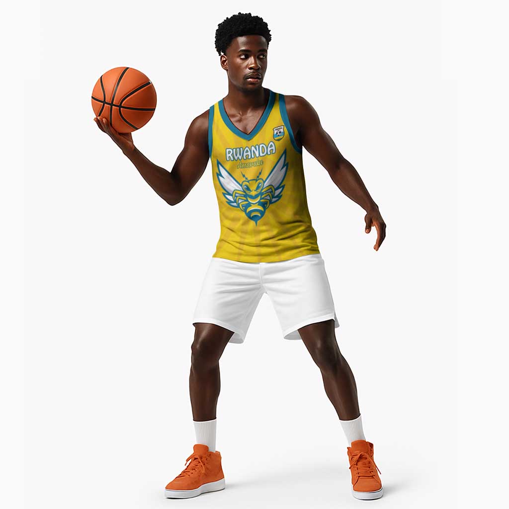 Custom Afro Rwanda Football Basketball Jersey Go Wasps LT15