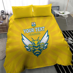 Custom Afro Rwanda Football Bedding Set Go Wasps