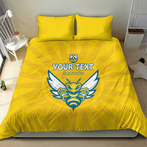 Custom Afro Rwanda Football Bedding Set Go Wasps