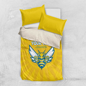 Custom Afro Rwanda Football Bedding Set Go Wasps