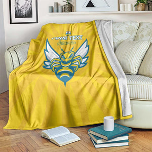 Custom Afro Rwanda Football Blanket Go Wasps