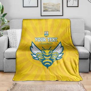 Custom Afro Rwanda Football Blanket Go Wasps