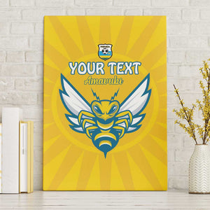 Custom Afro Rwanda Football Canvas Wall Art Go Wasps