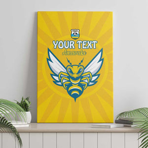 Custom Afro Rwanda Football Canvas Wall Art Go Wasps