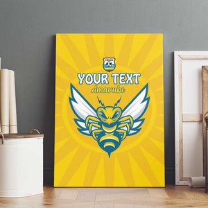 Custom Afro Rwanda Football Canvas Wall Art Go Wasps