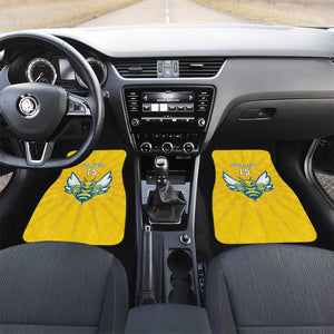 Custom Afro Rwanda Football Car Mats Go Wasps