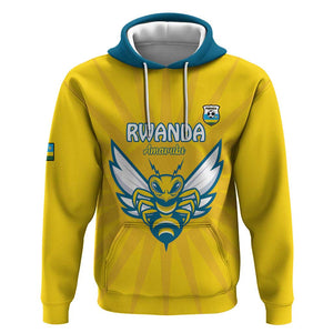 Custom Afro Rwanda Football Hoodie Go Wasps