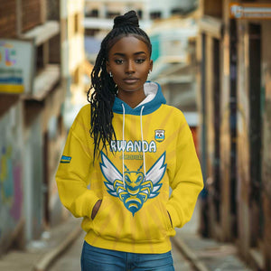 Custom Afro Rwanda Football Hoodie Go Wasps