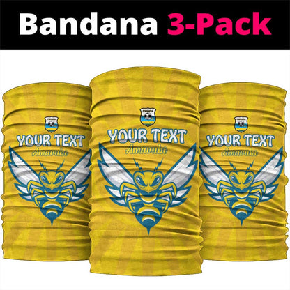 Custom Afro Rwanda Football Neck Gaiter Go Wasps LT15