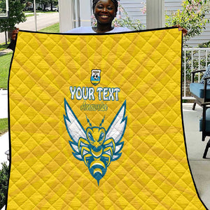 Custom Afro Rwanda Football Quilt Go Wasps