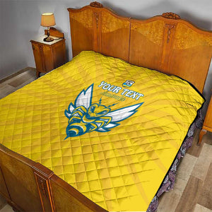 Custom Afro Rwanda Football Quilt Go Wasps