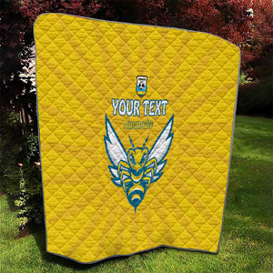 Custom Afro Rwanda Football Quilt Go Wasps