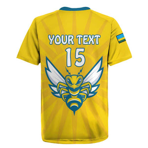 Custom Afro Rwanda Football Rugby Jersey Go Wasps