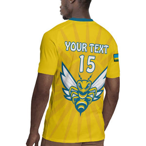 Custom Afro Rwanda Football Rugby Jersey Go Wasps