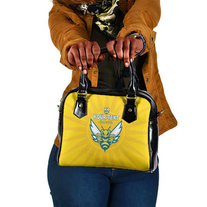 Custom Afro Rwanda Football Shoulder Handbag Go Wasps