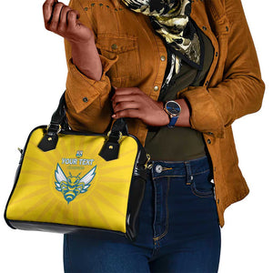 Custom Afro Rwanda Football Shoulder Handbag Go Wasps