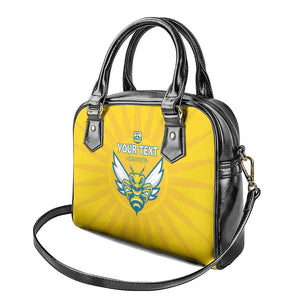 Custom Afro Rwanda Football Shoulder Handbag Go Wasps