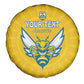Custom Afro Rwanda Football Spare Tire Cover Go Wasps