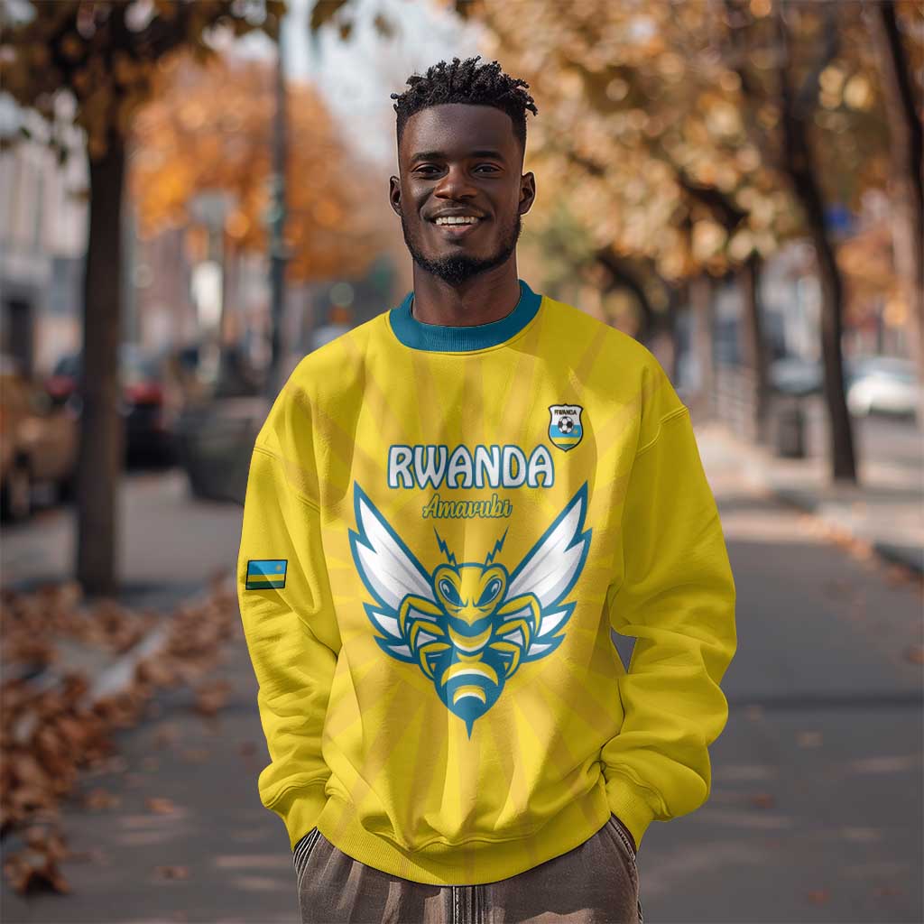 Custom Afro Rwanda Football Sweatshirt Go Wasps