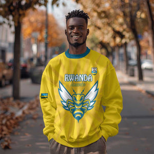 Custom Afro Rwanda Football Sweatshirt Go Wasps