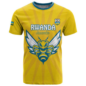 Custom Afro Rwanda Football T shirt Go Wasps