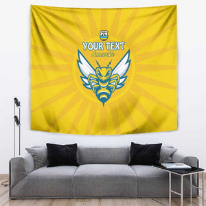 Custom Afro Rwanda Football Tapestry Go Wasps