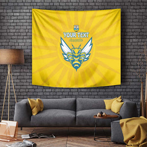 Custom Afro Rwanda Football Tapestry Go Wasps