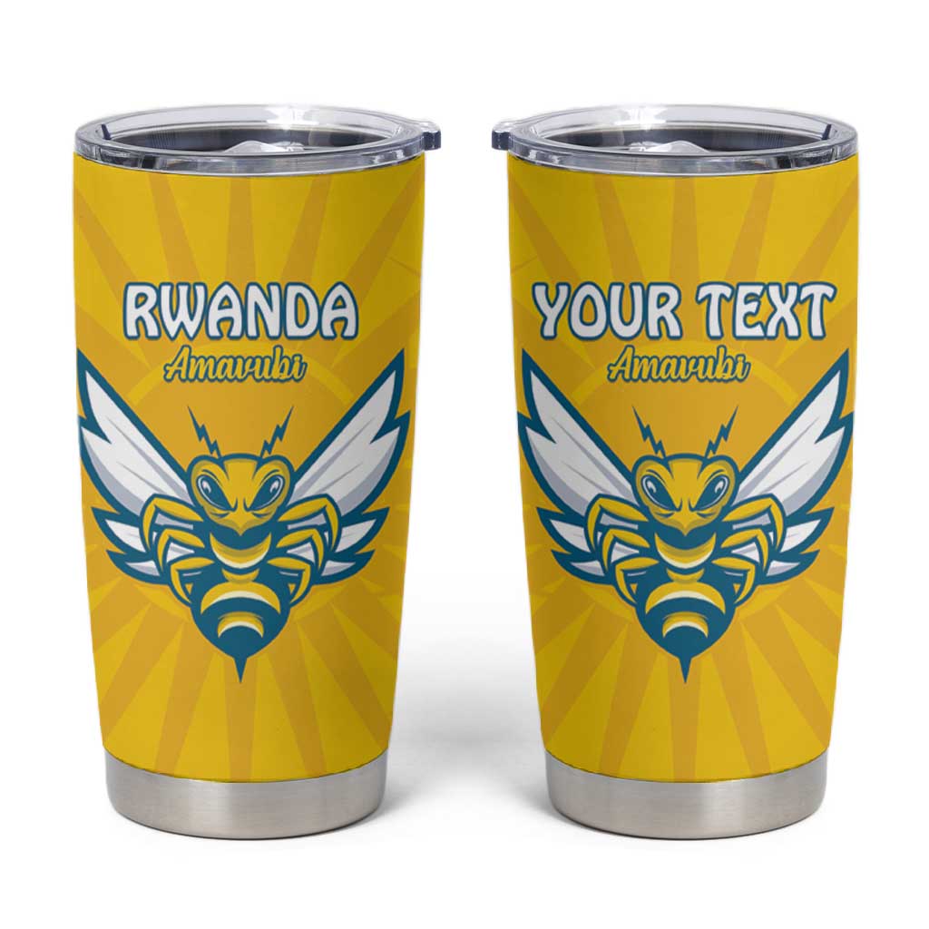 Custom Afro Rwanda Football Tumbler Cup Go Wasps