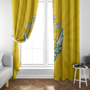 Custom Afro Rwanda Football Window Curtain Go Wasps