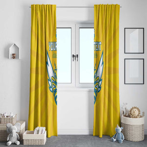 Custom Afro Rwanda Football Window Curtain Go Wasps