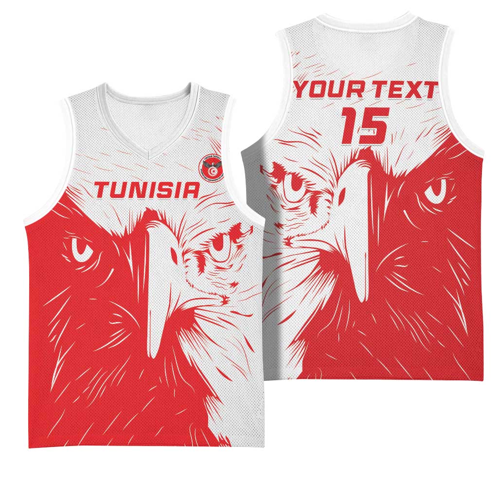 Custom Tunisia Football Basketball Jersey Go Champions LT15