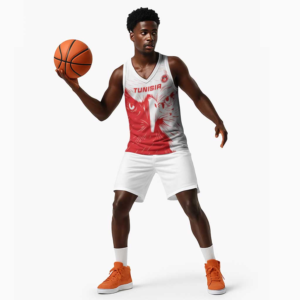 Custom Tunisia Football Basketball Jersey Go Champions LT15
