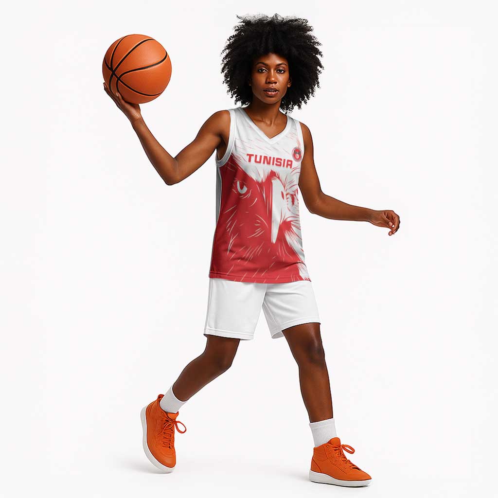 Custom Tunisia Football Basketball Jersey Go Champions LT15