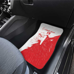 Custom Tunisia Football Car Mats Go Champions