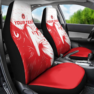 Custom Tunisia Football Car Seat Cover Go Champions